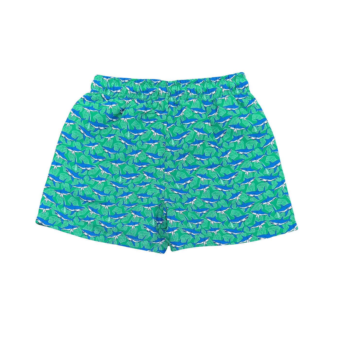 Saint Simons Swim Trunk Green Shark