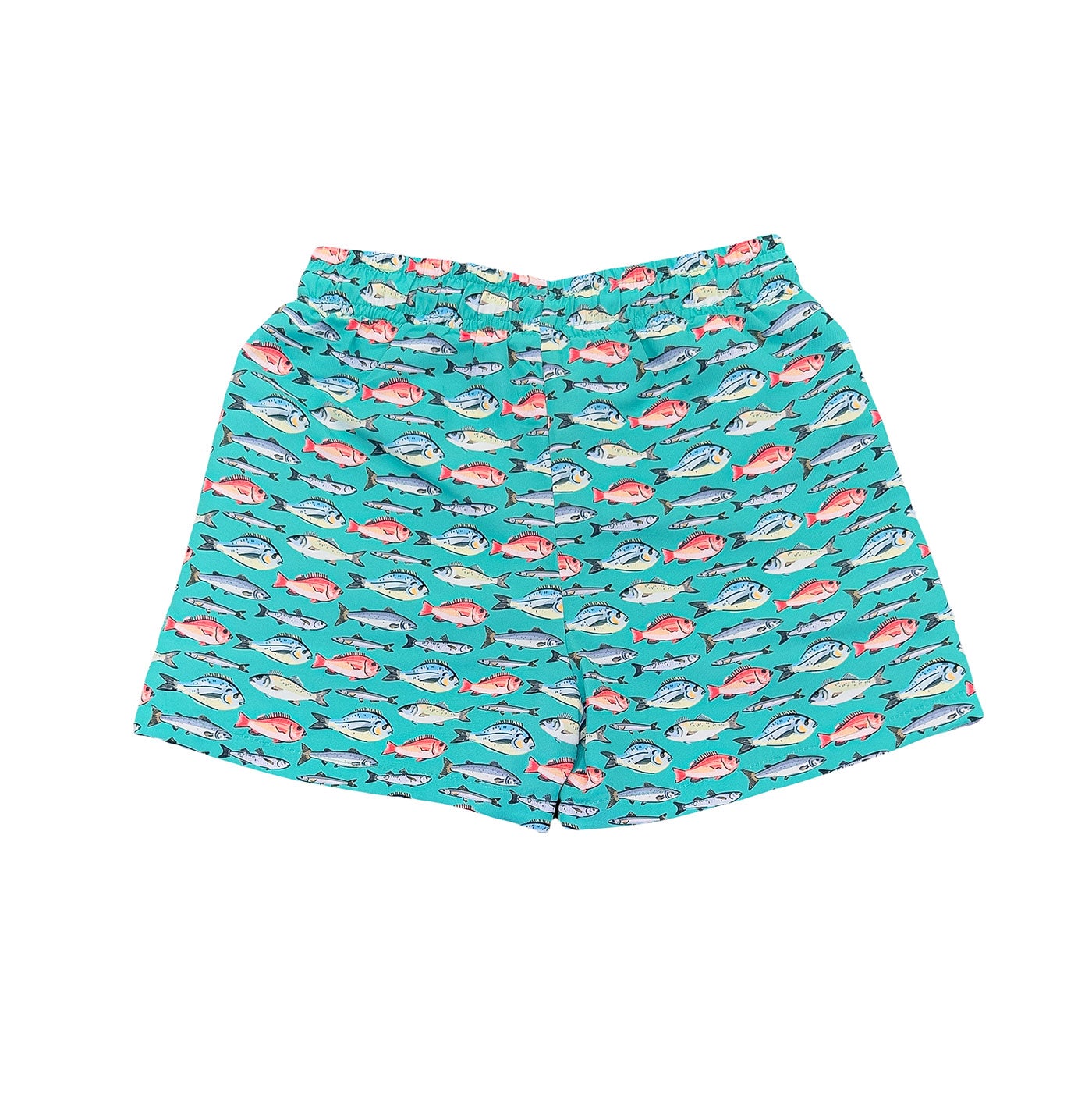 Saint Simons Swim Trunk Aqua Fish