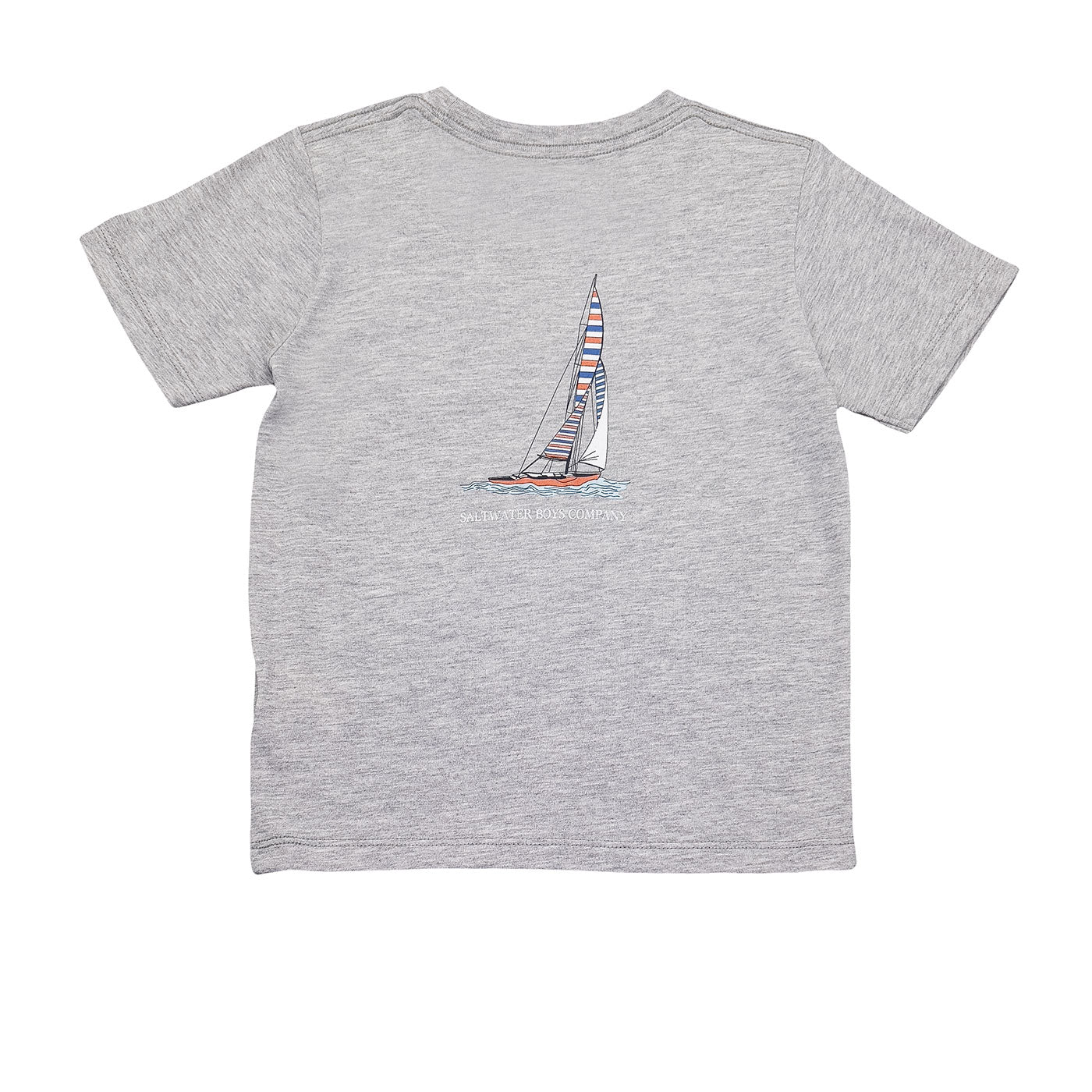 Sailboat T-Shirt - Heather Grey