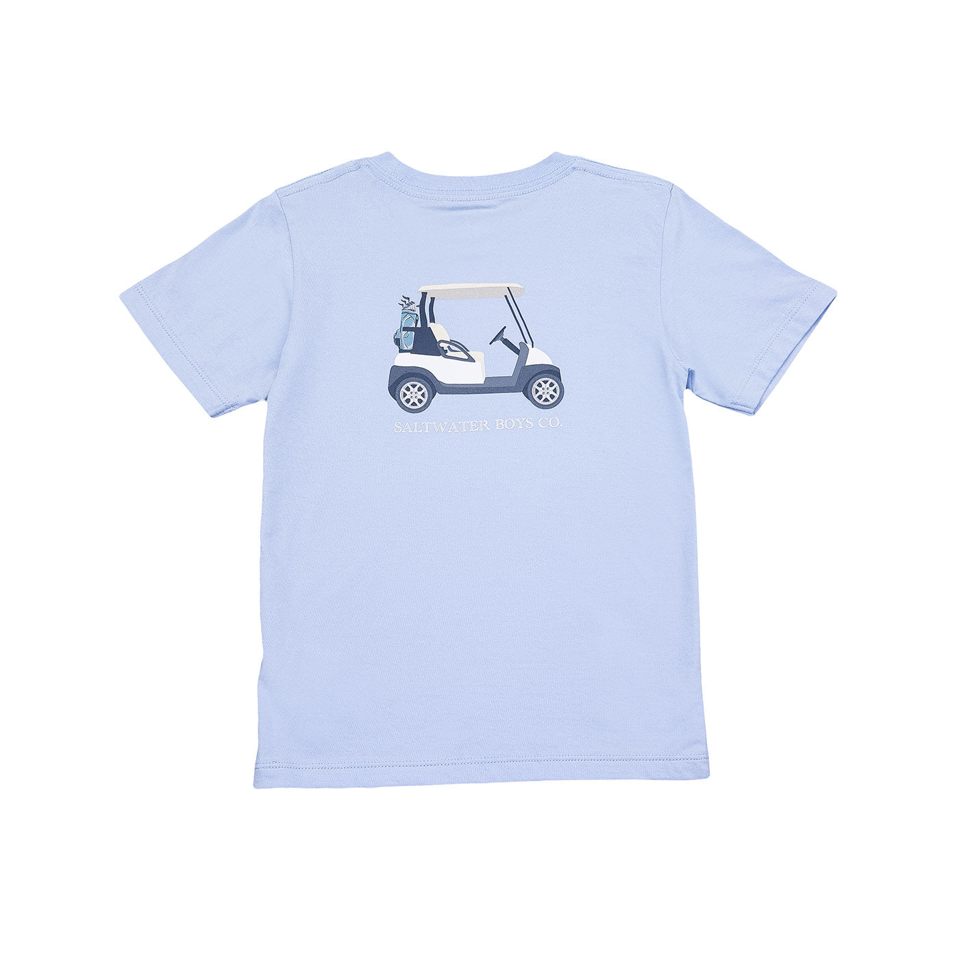 Golf Cart Graphic T-Shirt Blue