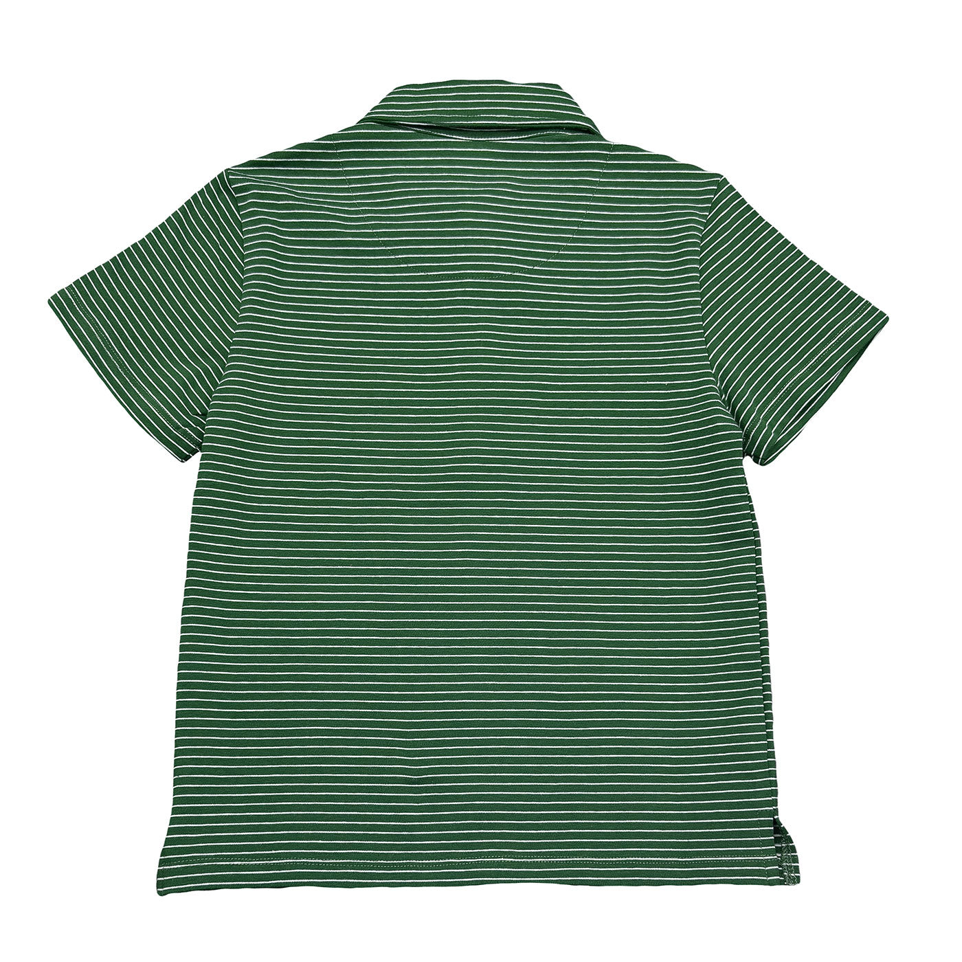 Banks Polo Green/White Stripe