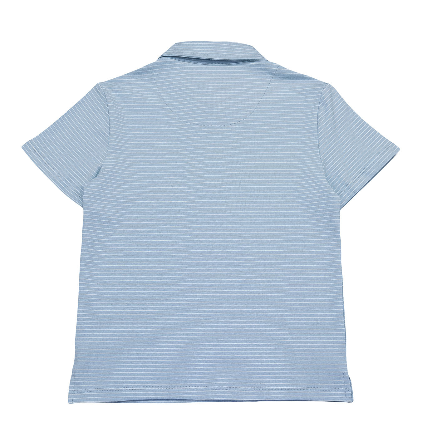 Banks Polo Light Blue/White Stripe