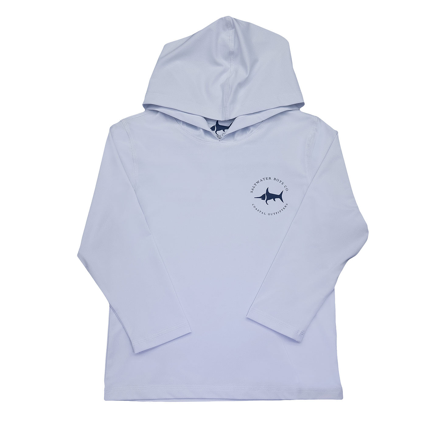 Performance Hoodie White Flag