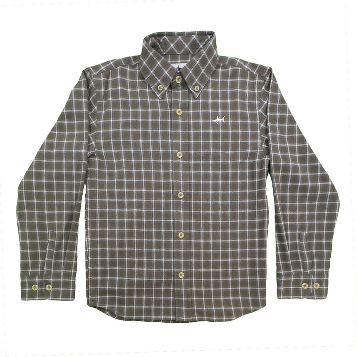 Folly Island Flannel Shirt - Olive