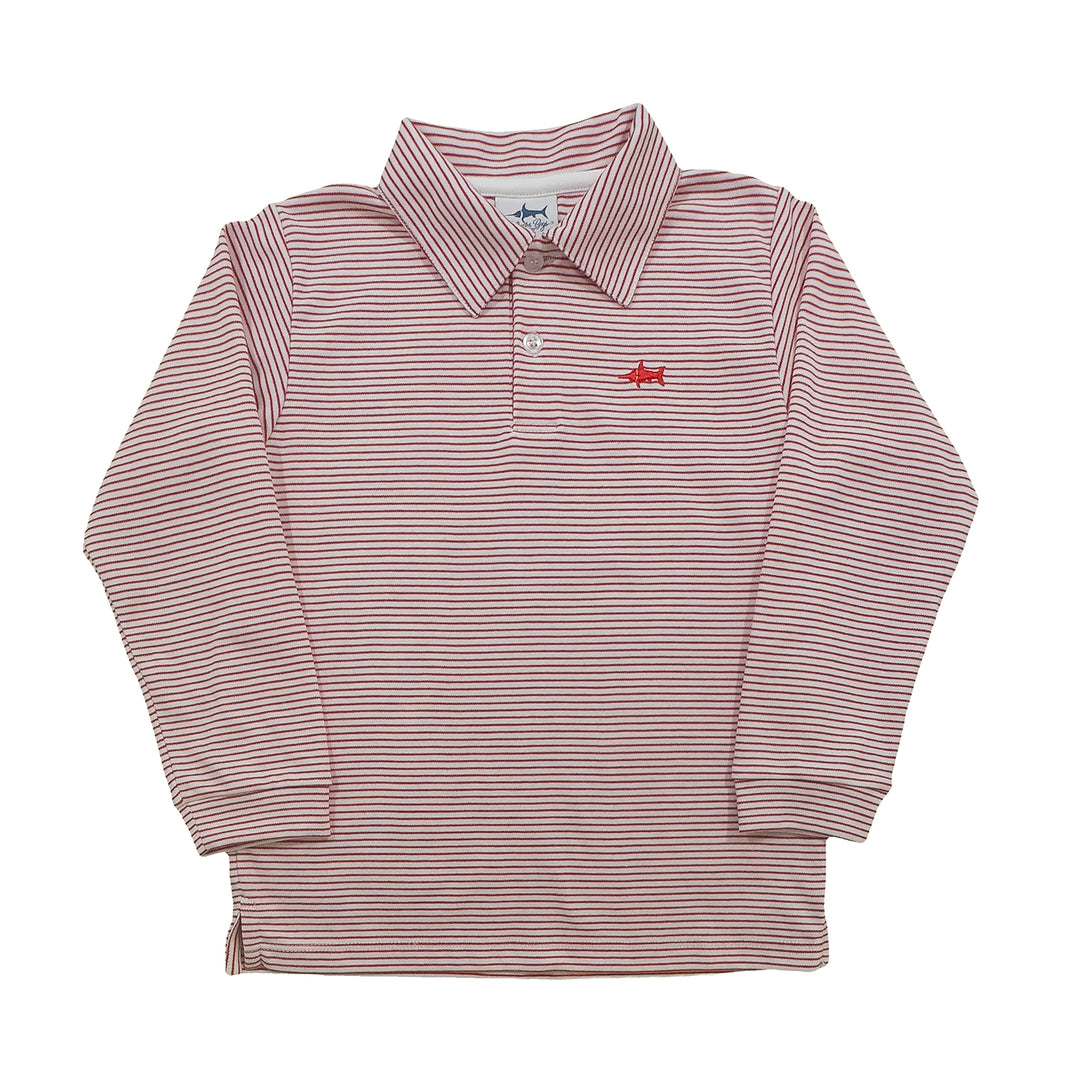 SBC Signature LS Polo - Red Stripe