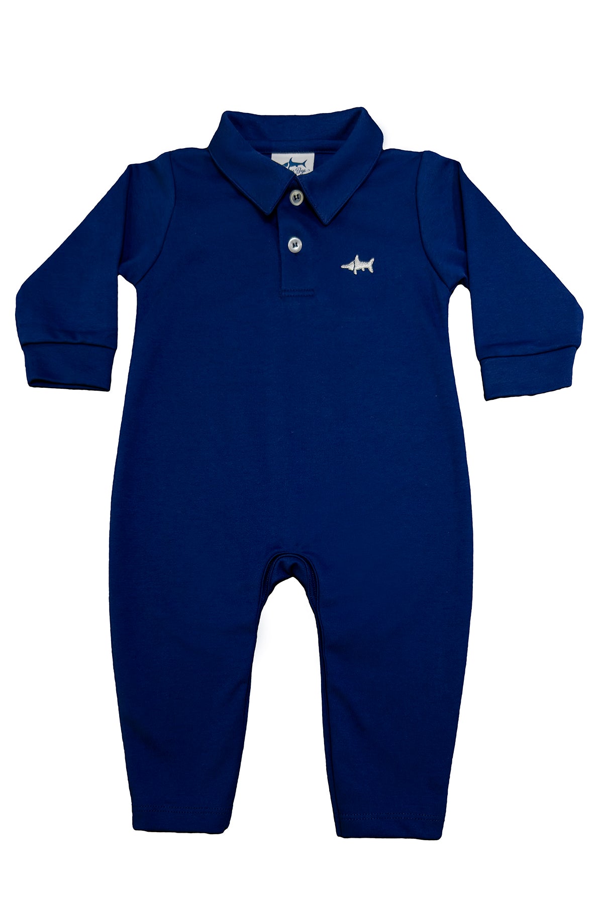 SBC Signature LS Polo Romper - Navy – Saltwater Boys