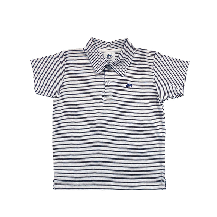 SBC Signature Polo - Navy Stripe