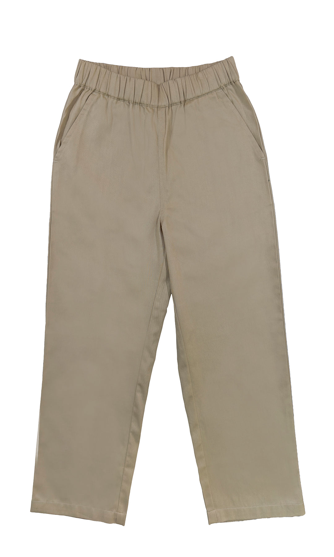 Naples Elastic Waist Pants - Khaki