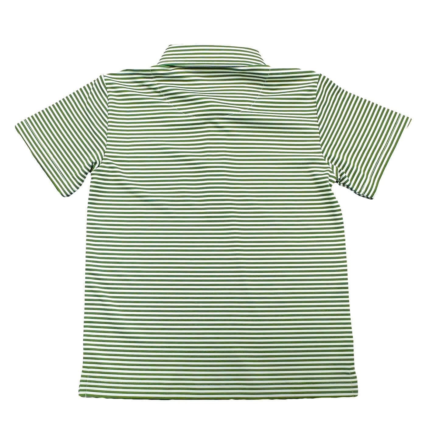 Inshore Boys Performance Polo Green Stripe 