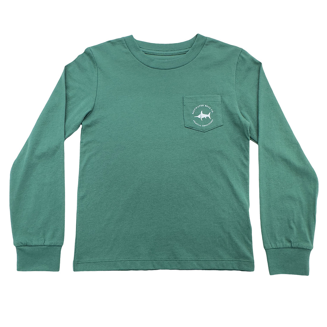 Turkey Graphic Tee LS Green