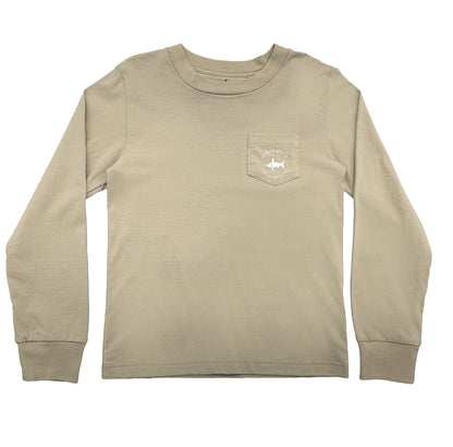 Mallard Graphic Tee LS Taupe