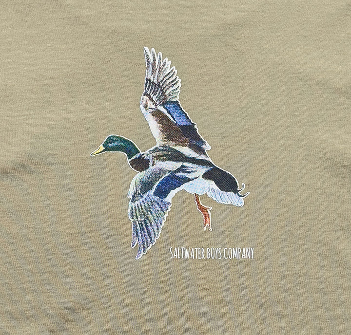 Mallard Graphic Tee LS Taupe