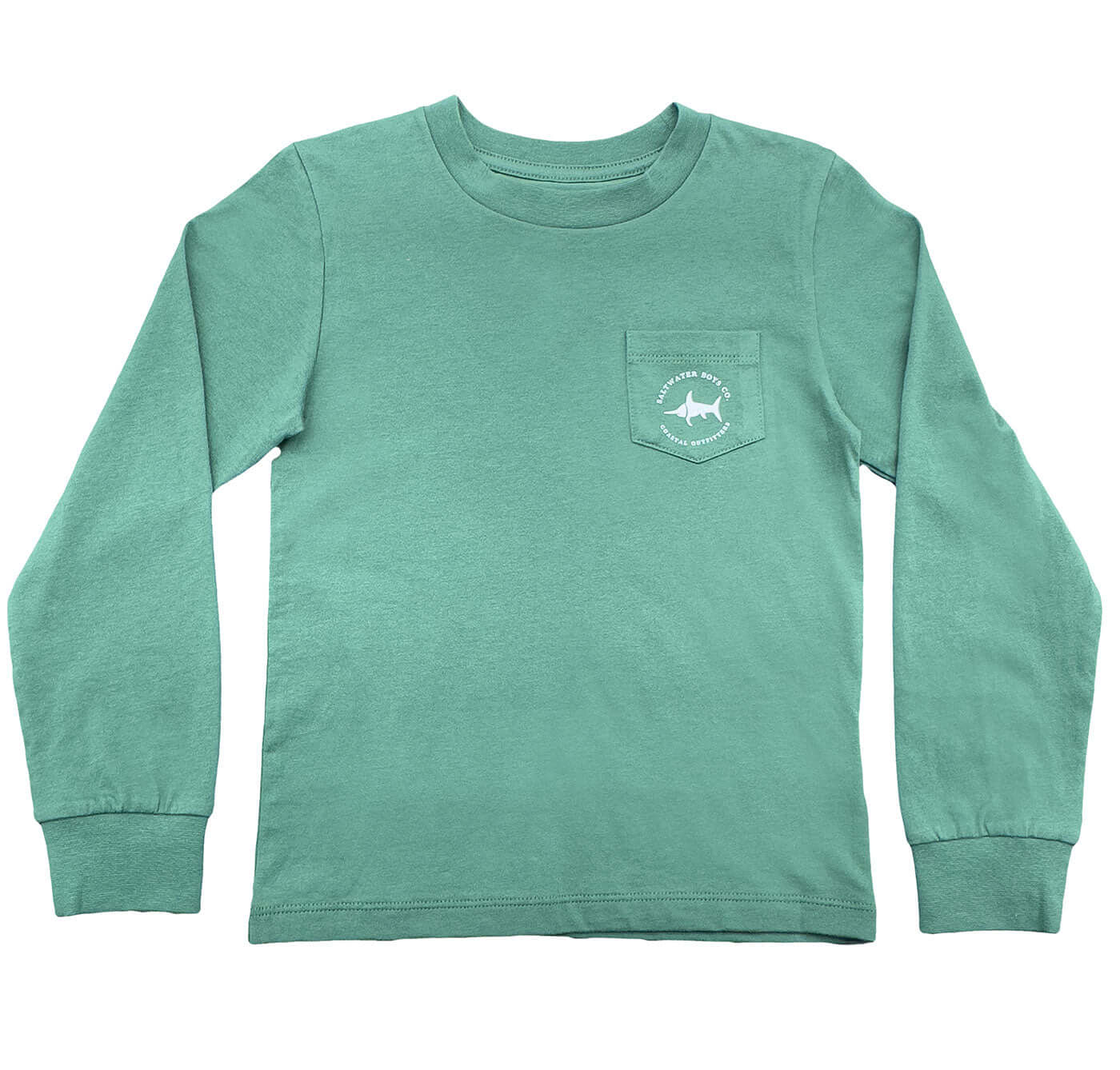 Plaid Deer Boys Graphic Tee LS Green