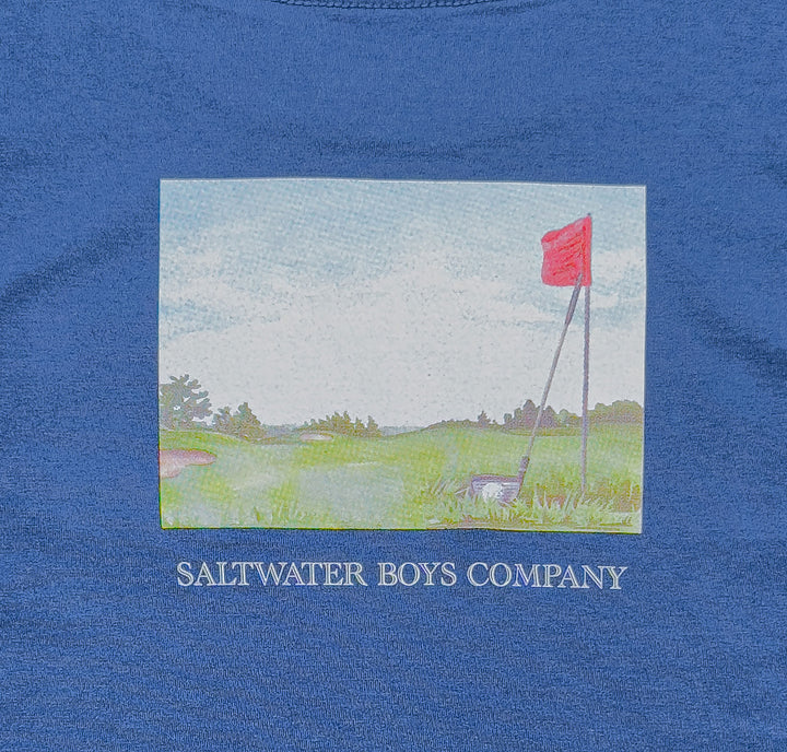 Golf Graphic Tee LS Blue