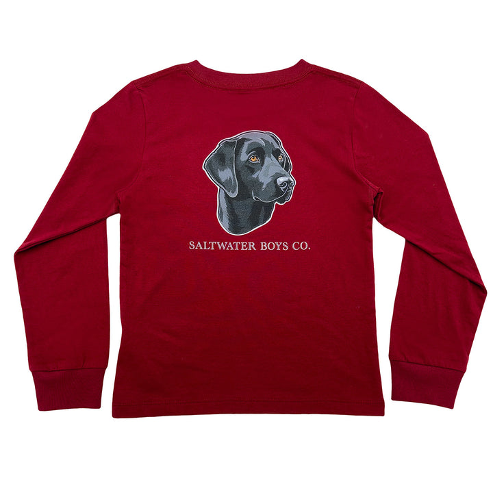 Lab Head Graphic Tee LS Maroon