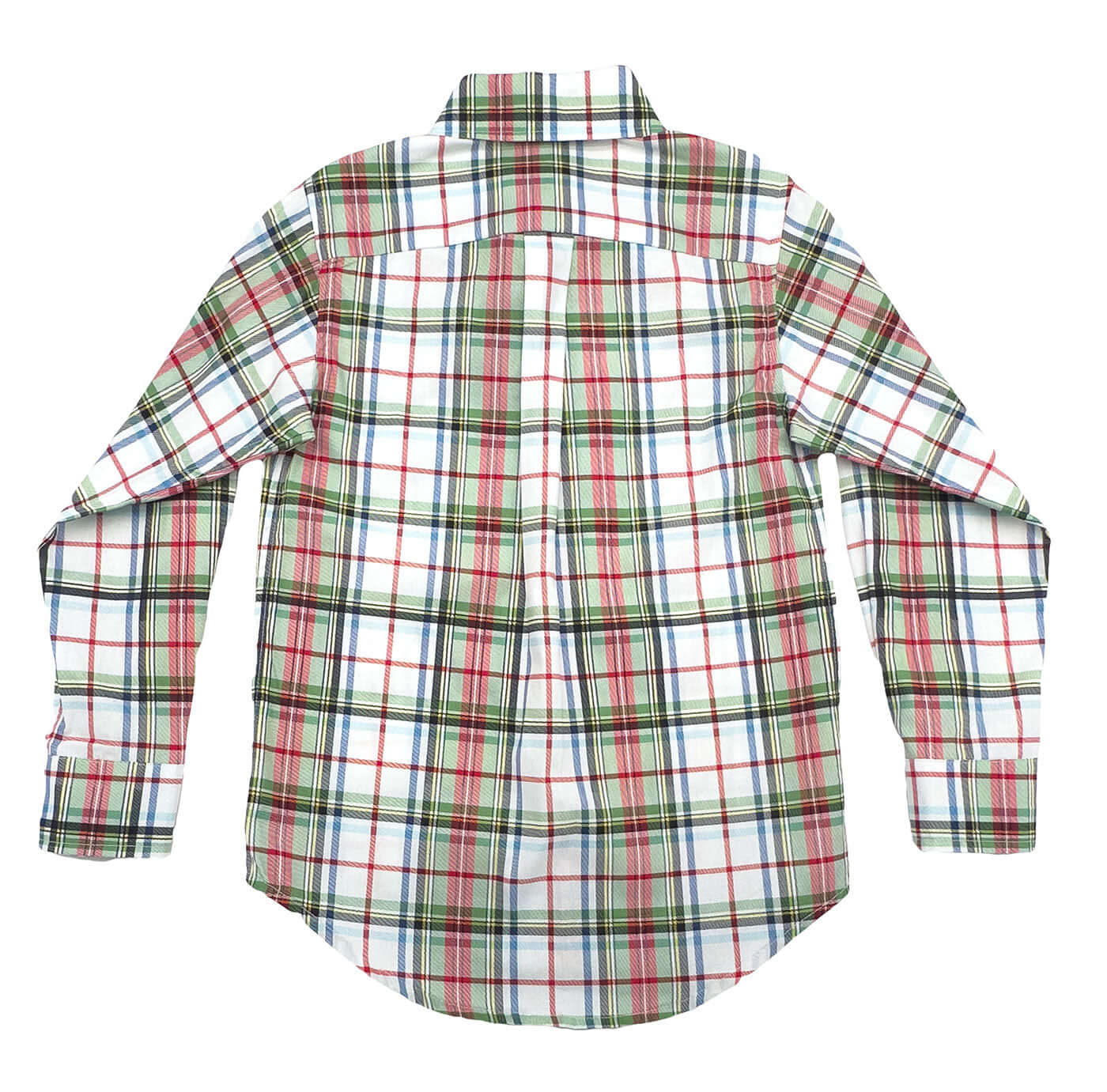 Carter Oxford Boys Shirt Creme Plaid 