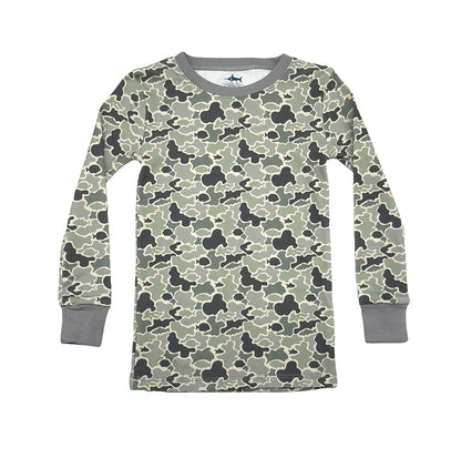 Jekyll Pima 2 Piece Pajamas Camo Fish