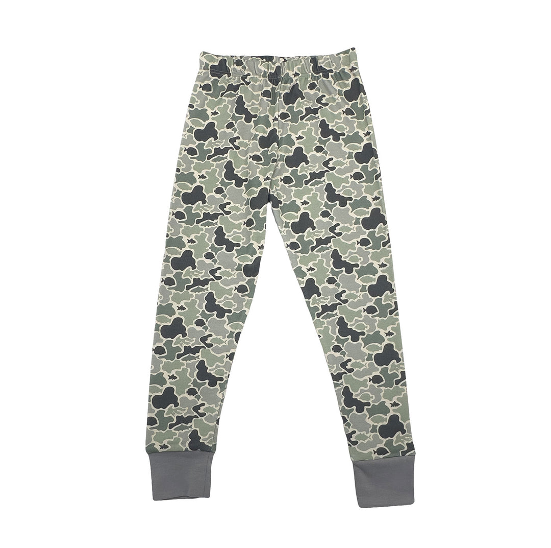 Jekyll Pima 2 Piece Pajamas Camo Fish