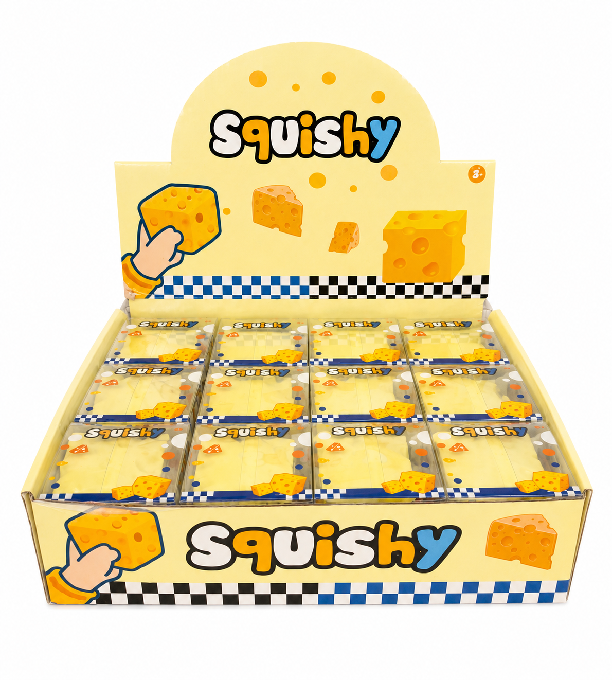 Cheese Memory Vaseline Squishy 2" MSS9
