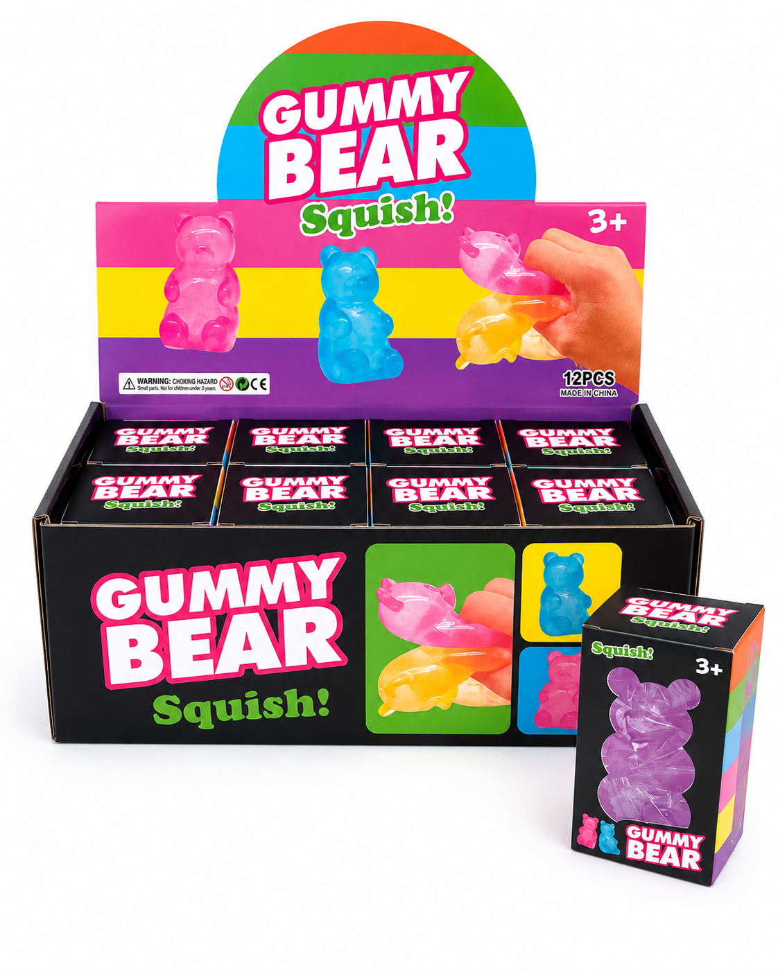 Gummy Bear Squish! – 12 Piece Display MSND7