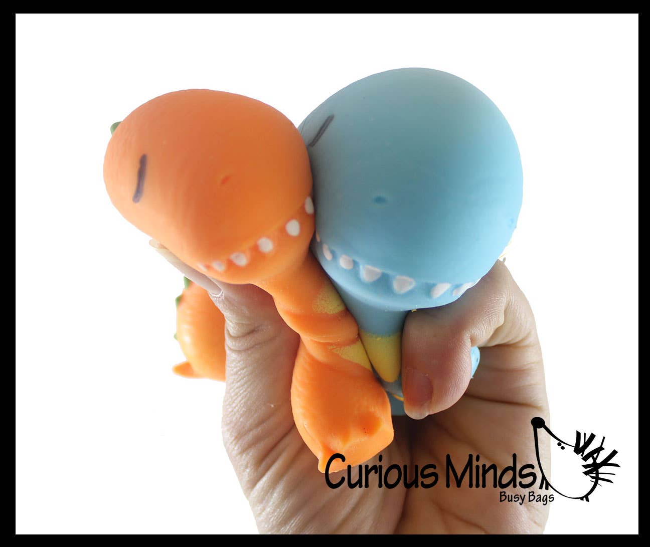 Dinosaur Soft Cream Doh Filled Stress Ball - Squishy Gooe