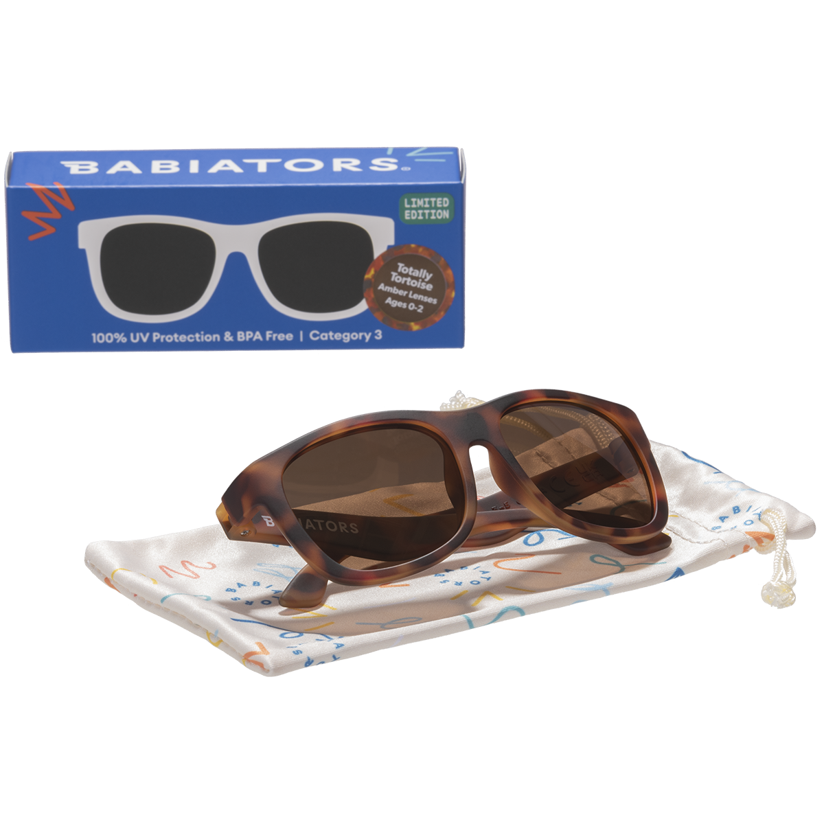 Baby and Kids Tortoise Shell Navigators Sunglasses