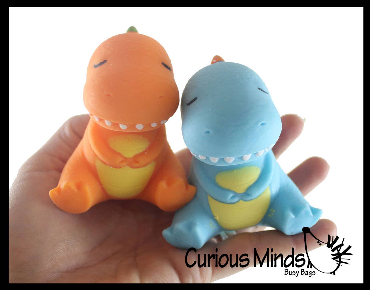 Dinosaur Soft Cream Doh Filled Stress Ball - Squishy Gooe