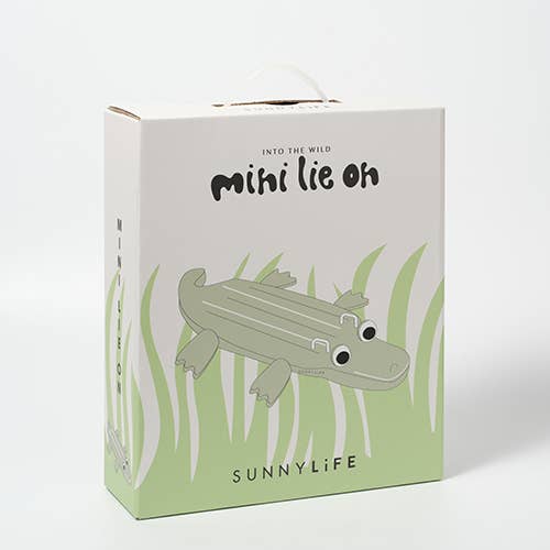 Kids Lie-On Float Cookie the Croc Khaki