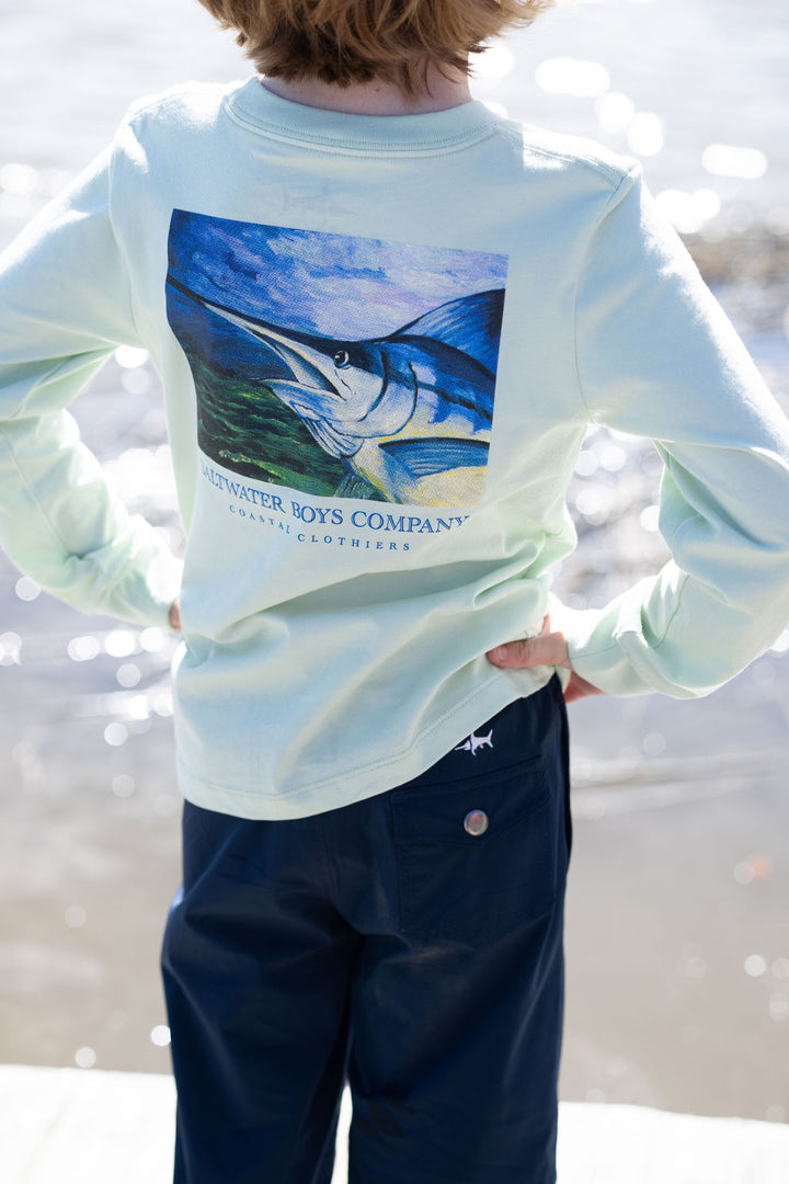 Striped Marlin Tee LS