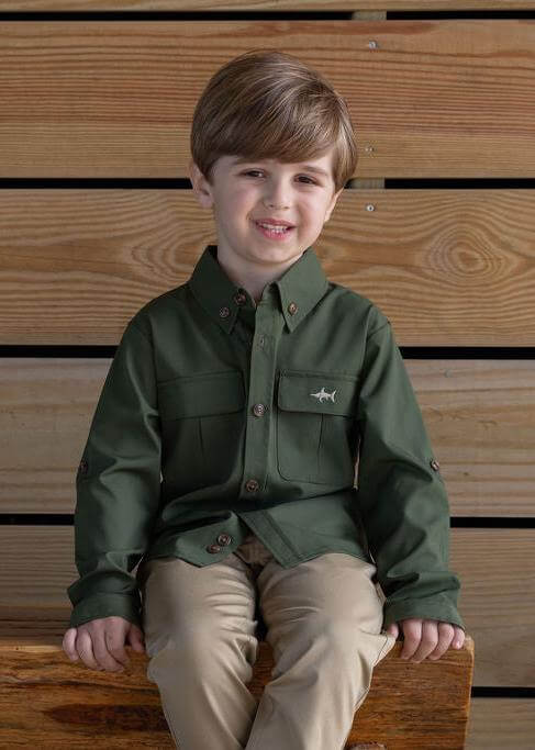 Flagler Fishing Shirt - Olive