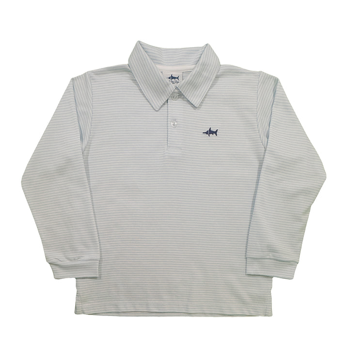 SBC Signature LS Polo  - Blue Stripe