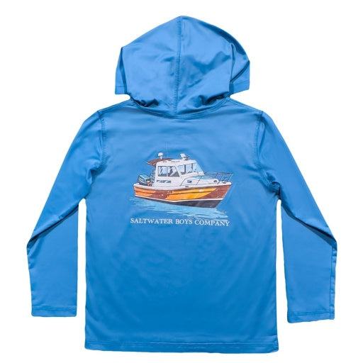 Orange Boat Performance Hoodie